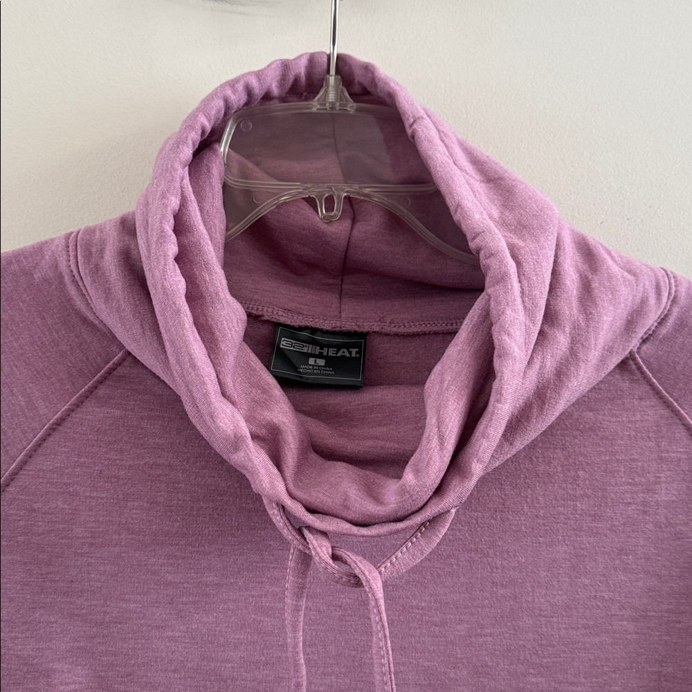 NWT 32 Degrees ballerina pink Mauve Cowl Neck Pullover - Picture 8 of 9